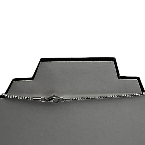 Mens Medieval Stainless Steel Cross Pendant Necklace With Box Chain - Picture 4 of 13